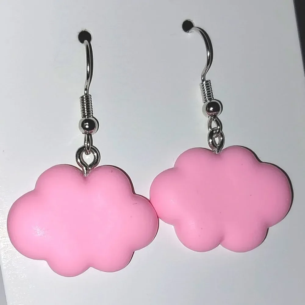 Pink Cloud Fashion Earrings - Picture 3 of 5